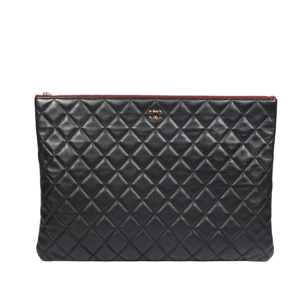 Chanel Lambskin Classic Large Clutch #353119F68B